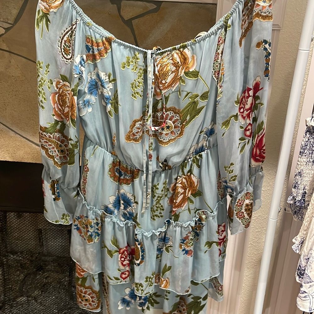 Alice and Olivia size 2 blue dress